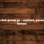 Eisenberg law group pc – ventura, personal injury lawyer